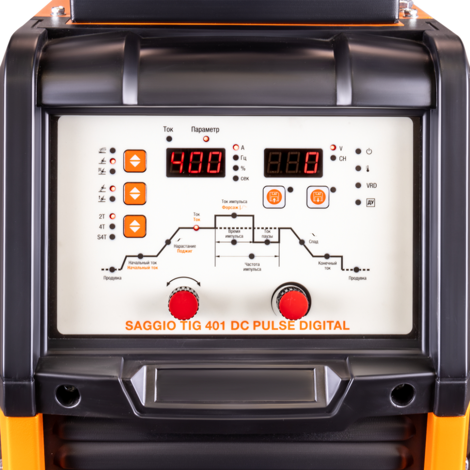 АППАРАТ АРГОНОДУГОВОЙ СВАРКИ SAGGIO TIG 401 DC PULSE DIGITAL