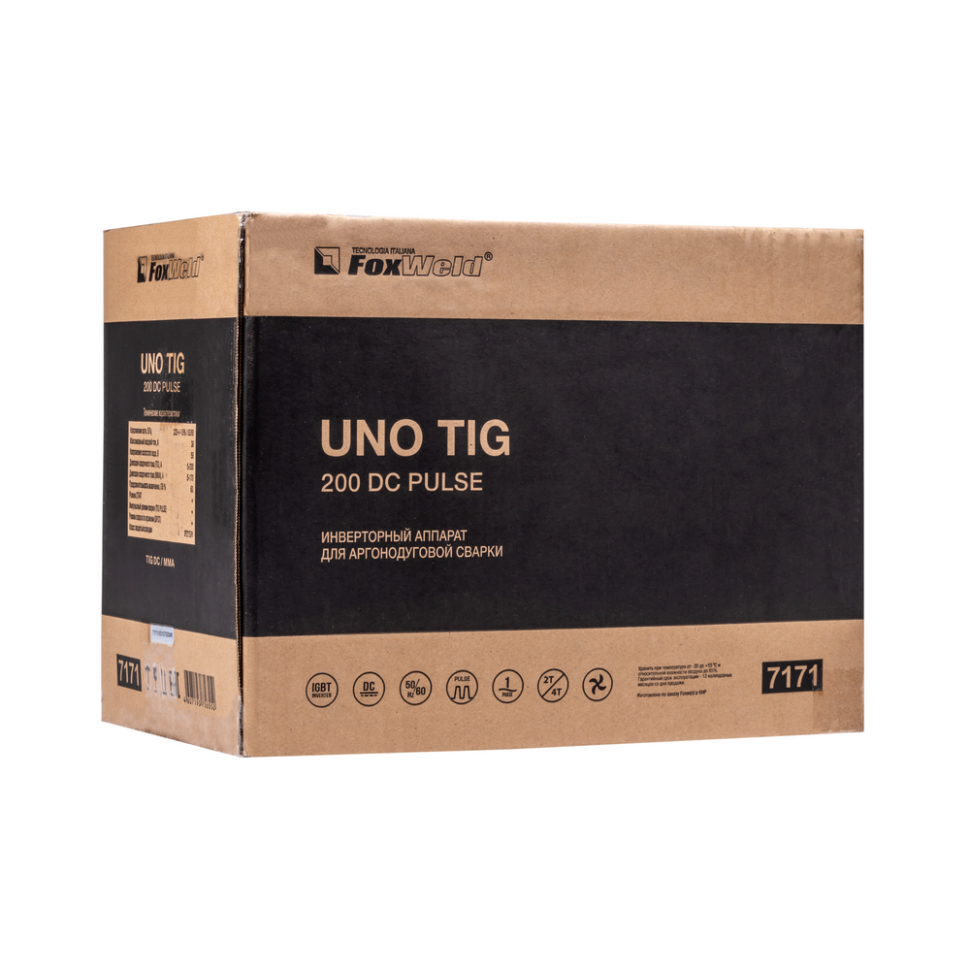 АППАРАТ АРГОНОДУГОВОЙ СВАРКИ UNO TIG 200 DC PULSE