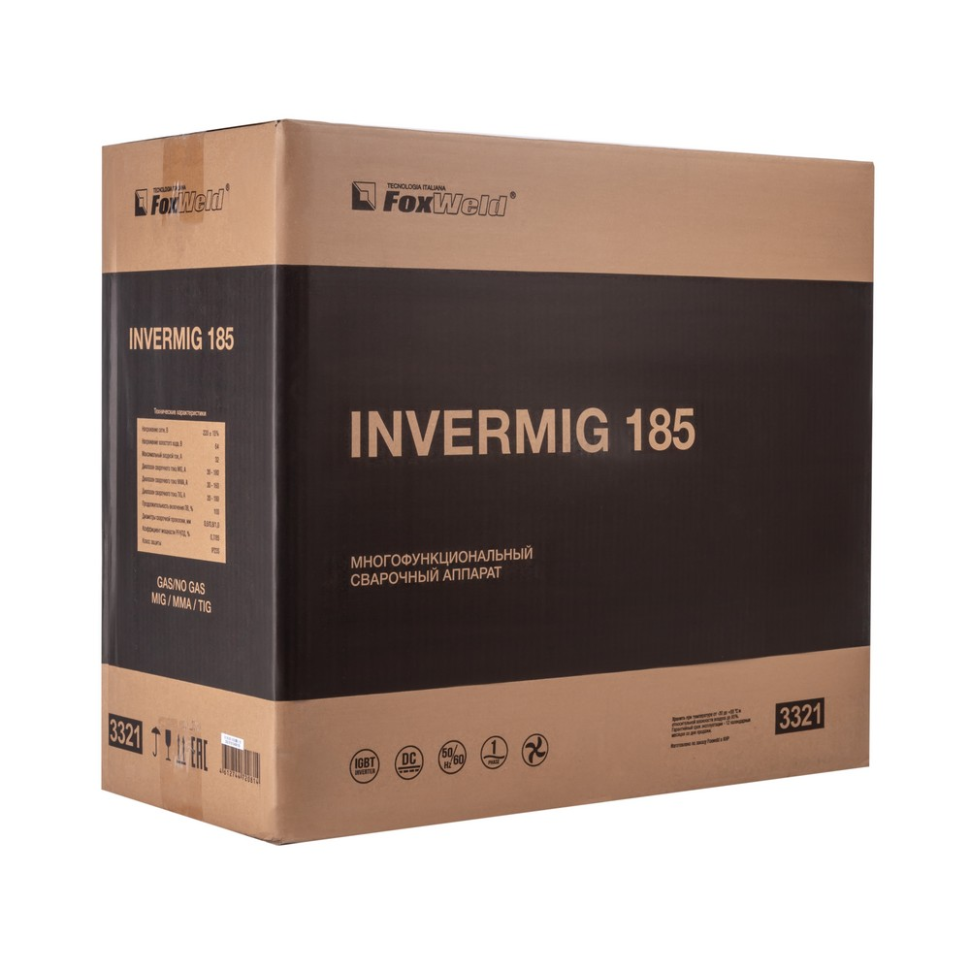 СВАРОЧНЫЙ ПОЛУАВТОМАТ INVERMIG 185 (ПР-ВО FOXWELD/КНР)